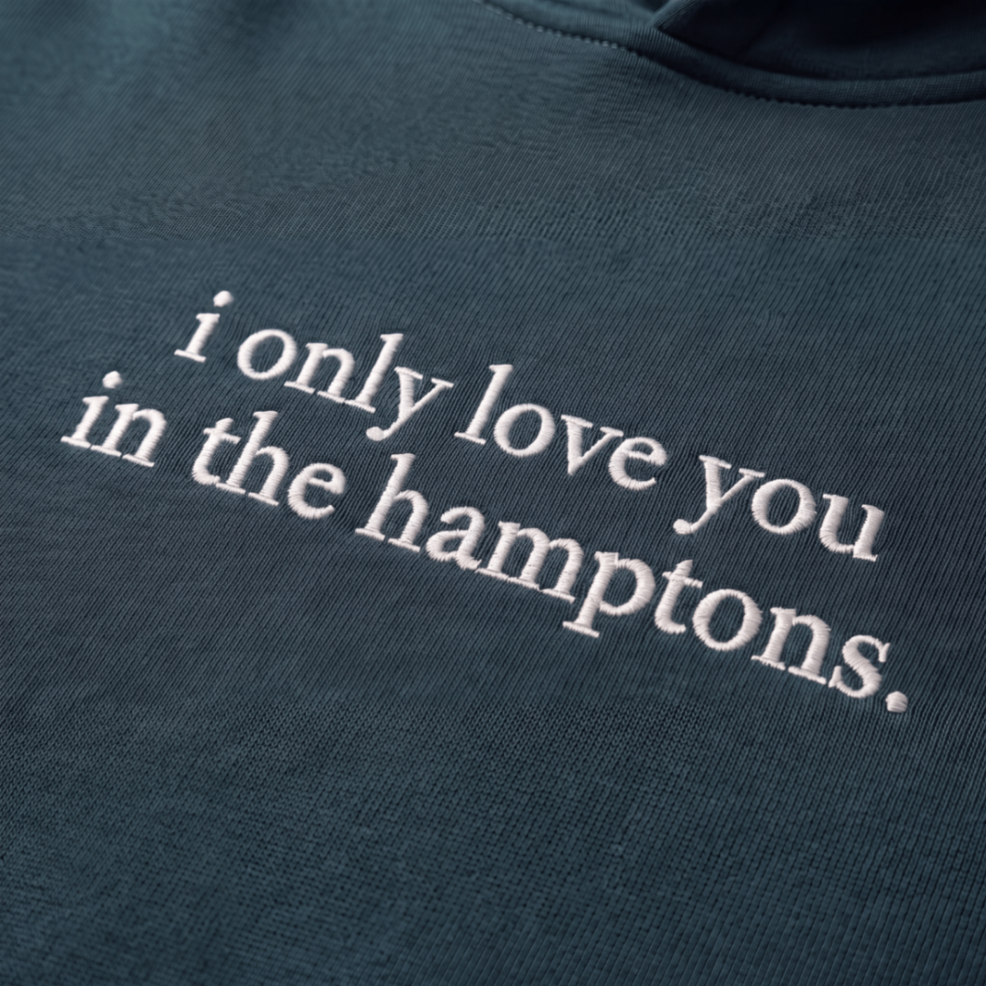 i only love you in the hamptons heavyweight hoodie